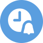 A clock icon